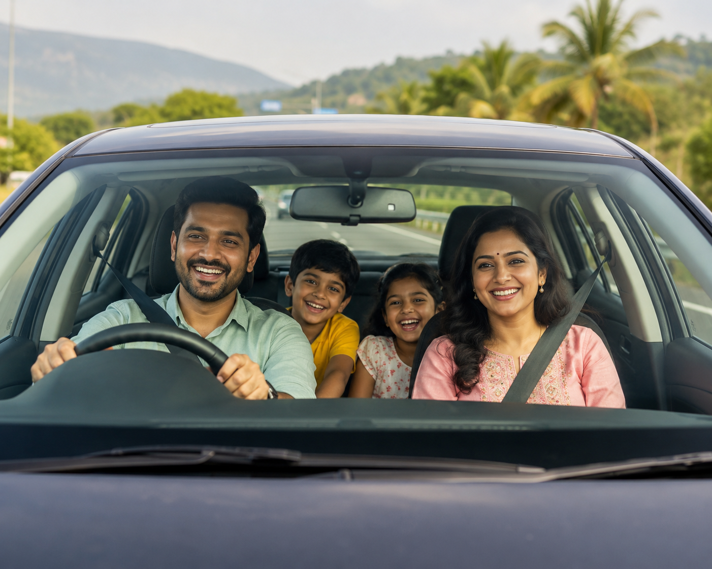 Happy travelers using Rydez India